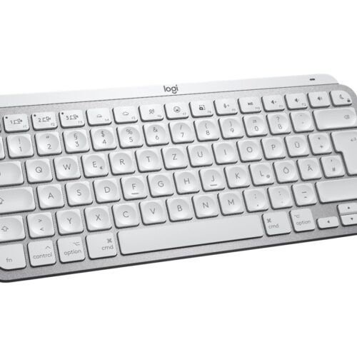 LOGITECH MX Keys Mini For Mac Minimalist Wireless Illuminated Keyboard – PALE GREY – CENTRAL FR