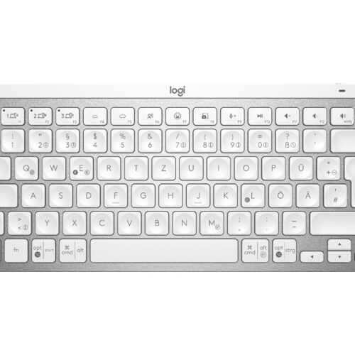 LOGITECH MX Keys Mini Minimalist Wireless Illuminated Keyboard – PALE GREY – CENTRAL (FR)