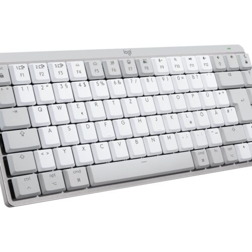 LOGITECH MX Mechanical Mini for Mac Minimalist Wireless Illuminated Keyboard – PALE GREY – (FRA) – EMEA