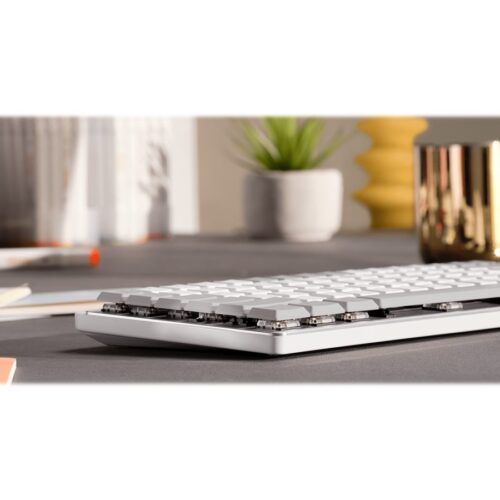 LOGITECH MX Mechanical Mini for Mac Minimalist Wireless Illuminated Keyboard – PALE GREY – (FRA) – EMEA