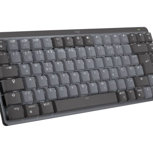 LOGITECH MX Mechanical Mini Minimalist Wireless Illuminated Keyboard – GRAPHITE – (FR) – 2.4GHZ/BT – N/A – CENTRAL – TACTILE