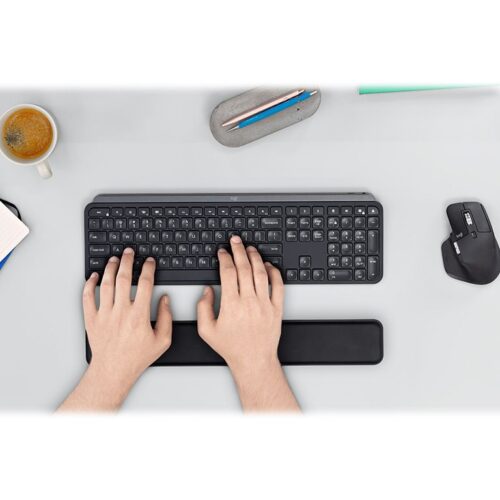 LOGITECH MX Palm Rest Keyboard wrist rest grey