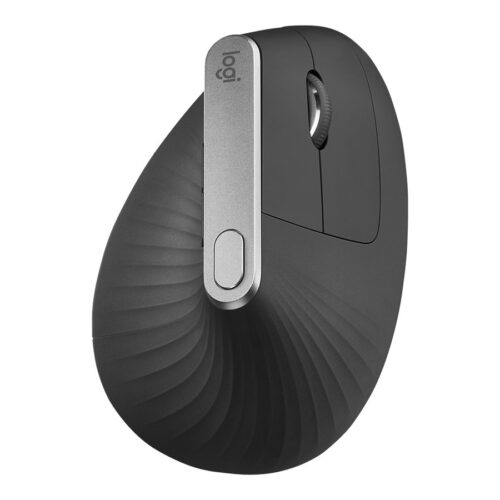 LOGITECH MX Vertical Vertical mouse ergonomic optical 6 buttons wireless wired Bluetooth 2.4 GHz USB wireless receiver graphite