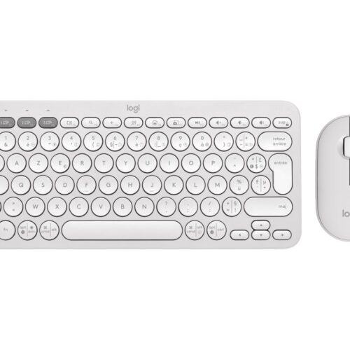 LOGITECH Pebble 2 Combo – TONAL WHITE – (FRA) – 2.4GHZ/BT – N/A – CENTRAL-419 – UNIVERSAL