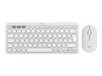 LOGITECH Pebble 2 Combo – TONAL WHITE – (FRA) – 2.4GHZ/BT – N/A – CENTRAL-419 – UNIVERSAL
