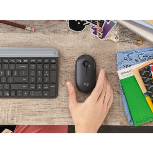 LOGITECH Pebble M350 Wireless Mouse graphite EMEA