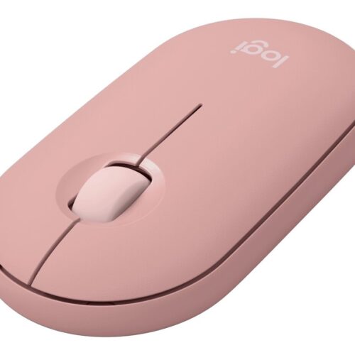 LOGITECH Pebble Mouse 2 M350s Mouse optical 3 buttons wireless Bluetooth 5.2 LE tonal rose