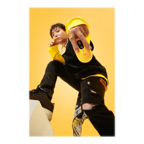 LOGITECH POP Mouse with emoji – Blast Yellow – Emea
