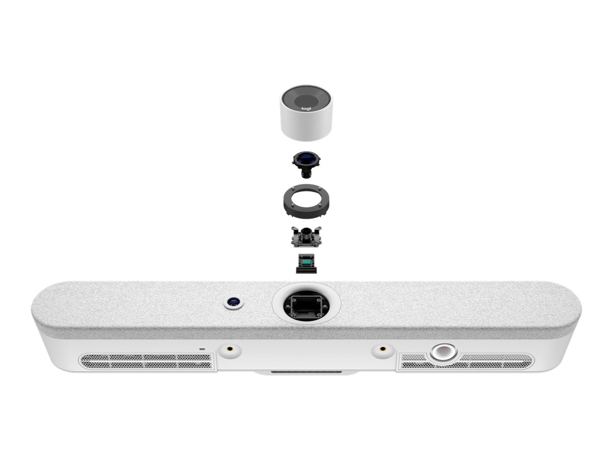 LOGITECH Rally Bar Mini Video conferencing device Zoom Certified Certified for Microsoft Teams white