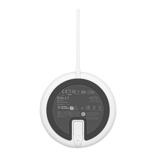 LOGITECH Rally Mic Pod Microphone white Skype Certified Zoom Certified Cisco Webex Certified for Rally Bar Plus Room Solution Large