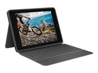 LOGITECH Rugged Folio 7th & 8th generation – Graphite – Fra