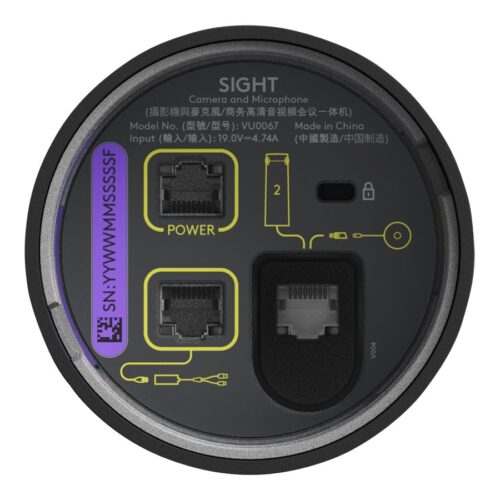 LOGITECH Sight Conference camera colour 4K audio PoE Plus