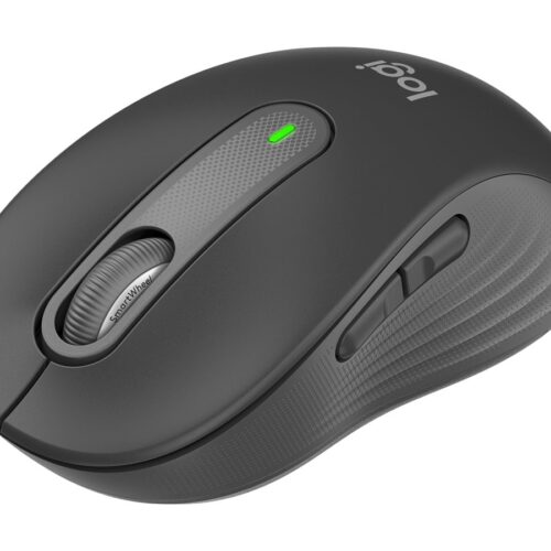 LOGITECH Signature M650 for Business Mouse optical 5 buttons wireless Bluetooth 2.4 GHz Bolt USB receiver graphite
