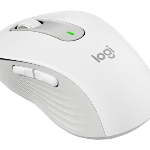 LOGITECH Signature M650 for Business Mouse wireless Bluetooth 2.4 GHz Bolt USB receiver off-white