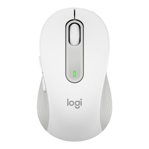 LOGITECH Signature M650 for Business Mouse wireless Bluetooth 2.4 GHz Bolt USB receiver off-white