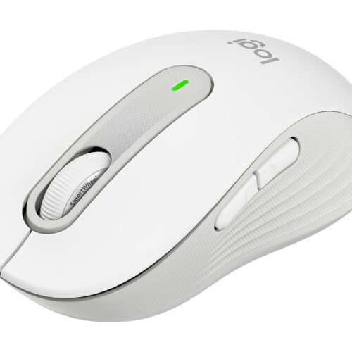 LOGITECH Signature M650 for Business Mouse wireless Bluetooth 2.4 GHz Bolt USB receiver off-white