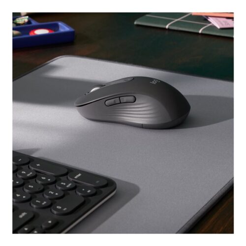 LOGITECH Signature M650 L for Business Mouse right-handed 5 buttons wireless Bluetooth 2.4 GHz Bolt USB receiver