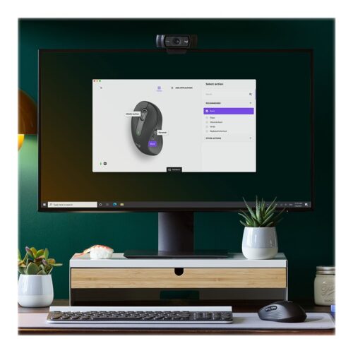 LOGITECH Signature M650 L LEFT Mouse large size left-handed optical 5 buttons wireless Bluetooth 2.4 GHz GRAPHITE
