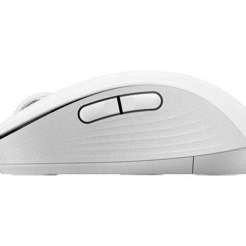 LOGITECH Signature M650 L LEFT Mouse large size left-handed optical 5 buttons wireless Bluetooth 2.4 GHz OFF-WHITE