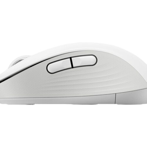 LOGITECH Signature M650 L LEFT Mouse large size left-handed optical 5 buttons wireless Bluetooth 2.4 GHz OFF-WHITE