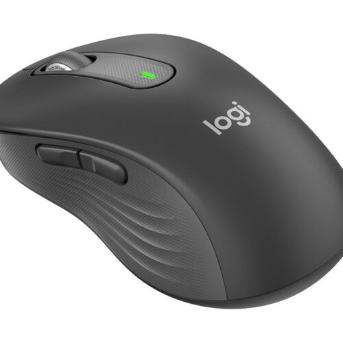 LOGITECH Signature M650 L Mouse large size optical 5 buttons wireless Bluetooth 2.4 GHz Bolt USB receiver graphite