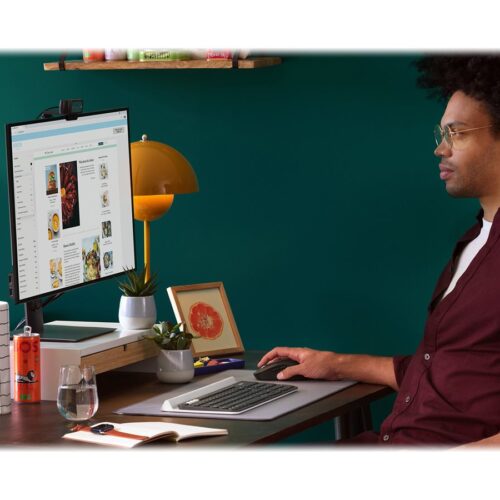 LOGITECH Signature M650 Mouse optical 5 buttons wireless Bluetooth 2.4 GHz Bolt USB receiver graphite