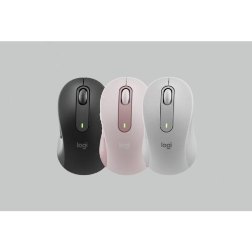 LOGITECH Signature M650 Mouse optical 5 buttons wireless Bluetooth 2.4 GHz Bolt USB receiver rose