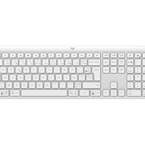 LOGITECH Signature Slim Wireless Keyboard K950 – Off White – CENTRAL-419 (FR)