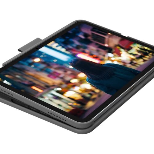 LOGITECH Slim Folio for iPad 10th gen – GREY – (FR) – CENTRAL