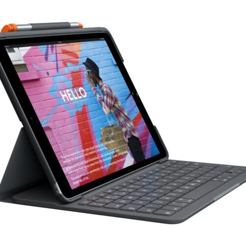 LOGITECH Slim Folio for iPad 7th & 8th generation – Graphite – Fra