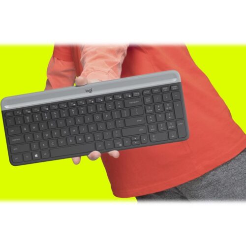 LOGITECH Slim Wireless Keyboard and Mouse Combo MK470 – GRAPHITE – FRA – CENTRAL