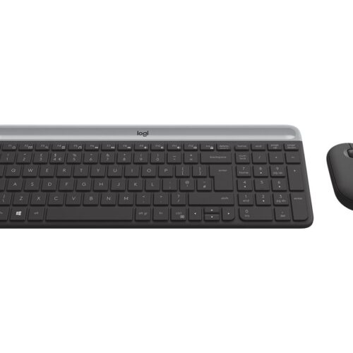 LOGITECH Slim Wireless Keyboard and Mouse Combo MK470 – GRAPHITE – FRA – CENTRAL