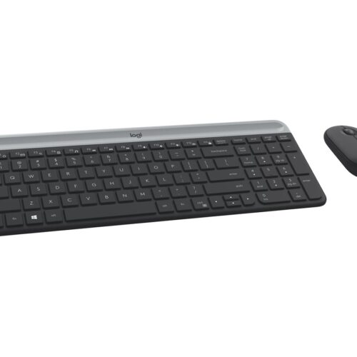 LOGITECH Slim Wireless Keyboard and Mouse Combo MK470 – GRAPHITE – FRA – CENTRAL