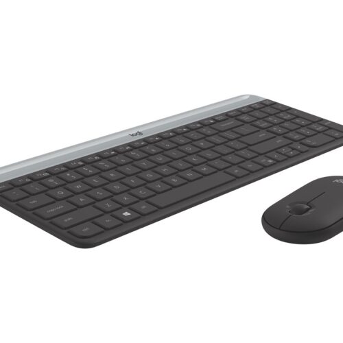 LOGITECH Slim Wireless Keyboard and Mouse Combo MK470 – GRAPHITE – FRA – CENTRAL