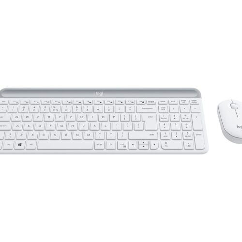 LOGITECH Slim Wireless Keyboard and Mouse Combo MK470 OFFWHITE (FR)