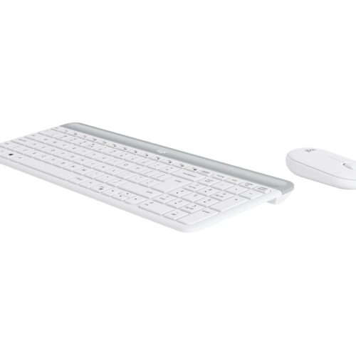 LOGITECH Slim Wireless Keyboard and Mouse Combo MK470 OFFWHITE (FR)