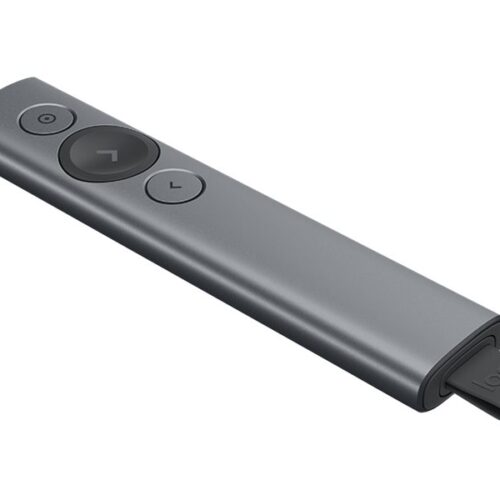 LOGITECH Spotlight Presentation remote control 3 buttons slate