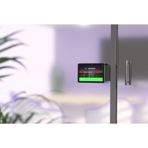 LOGITECH Tap Scheduler Purpose-Built Scheduling Panel for Meeting Rooms Video conferencing device Zoom Certified