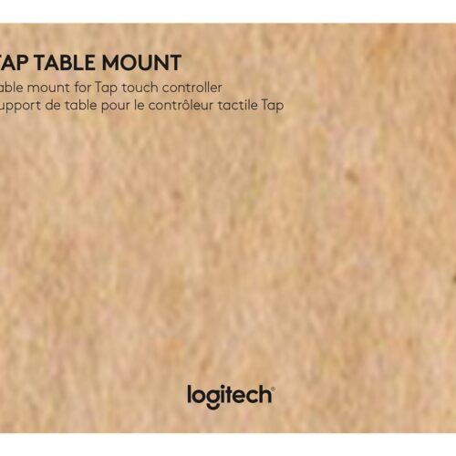 LOGITECH Tap Table Mount Video conferencing controller mounting kit for Room Solution Base Bundle Huddle Large Tap