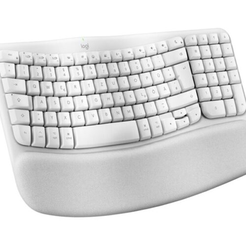 LOGITECH Wave Keys Wireless Ergonomic Keyboard – OFFWHITE (FR)