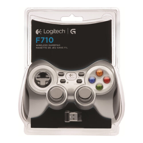 LOGITECH Wireless Gamepad F710 Gamepad 10 buttons wireless 2.4 GHz for PC