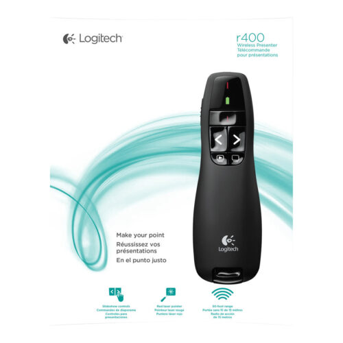 LOGITECH Wireless Presenter R400 Presentation remote control RF