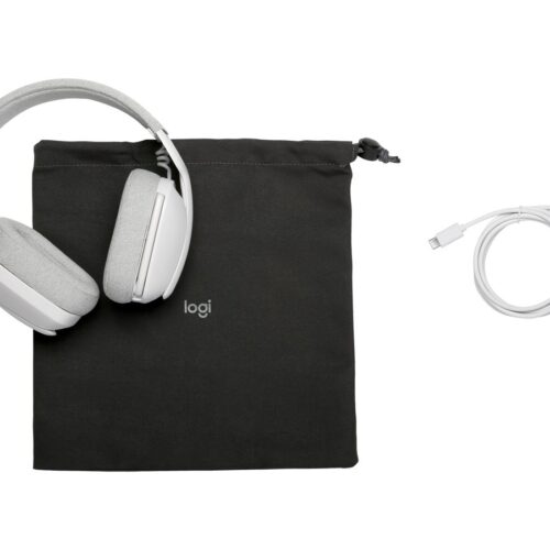 LOGITECH Zone Vibe 100 Headset full size Bluetooth wireless off-white