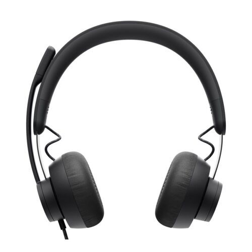 LOGITECH Zone Wired Headset on-ear wired USB-C graphite