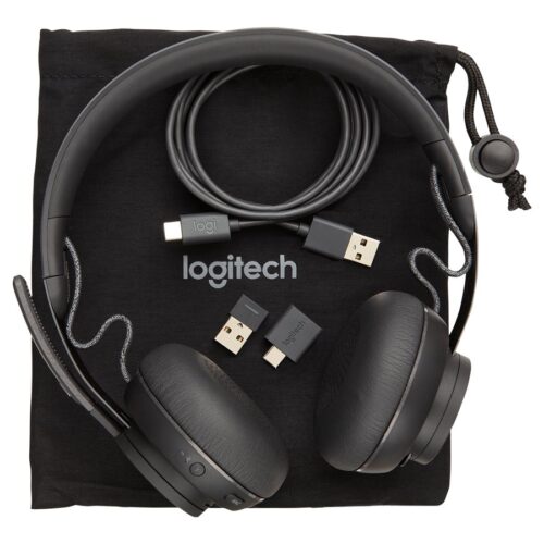LOGITECH Zone Wired MSFT Teams Headset on-ear wired USB-C graphite Certified for Microsoft Teams