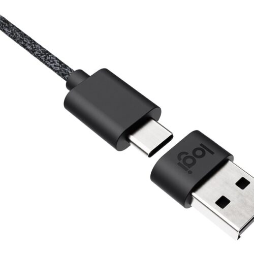 LOGITECH Zone Wired MSFT Teams Headset on-ear wired USB-C graphite Certified for Microsoft Teams