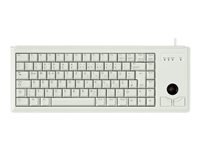 CHERRY Compact corded Trackball Keyboard PS/2 grey (DE)