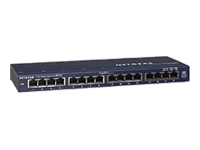 NETGEAR SWITCH 16 PORTS 10/100/1000 MBPS NON MANAGEABLE - NON RACKABLE