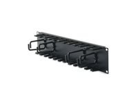 APC Patchcable Organizer 2HE black