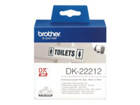 BROTHER P-TOUCH DK-22212 blanc continue length film 62mm x 15.24m